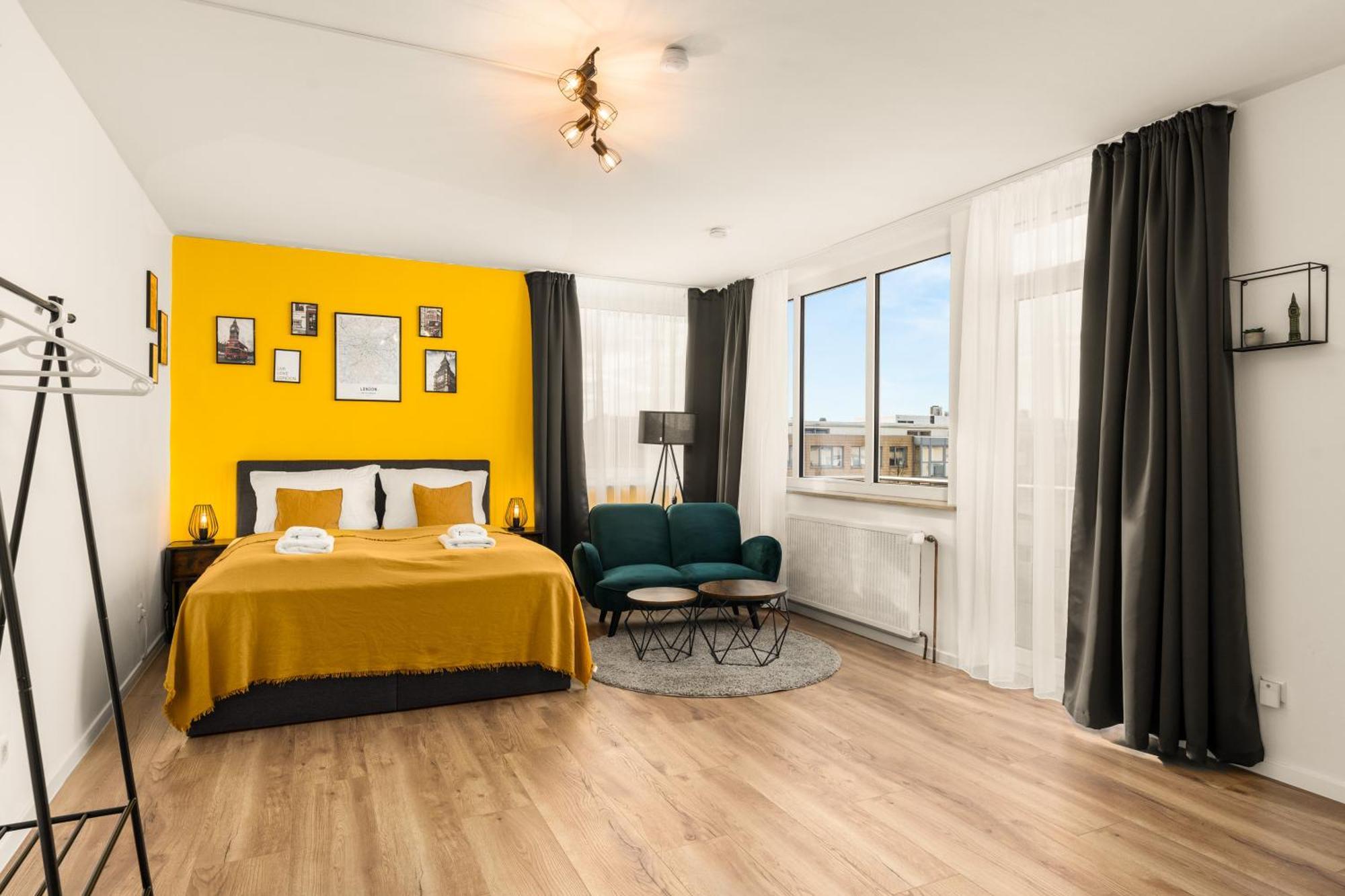 Free Living - City Design Apartments, Zentrum, Outlet, Balkon, Kueche Wolfsburg Exterior photo